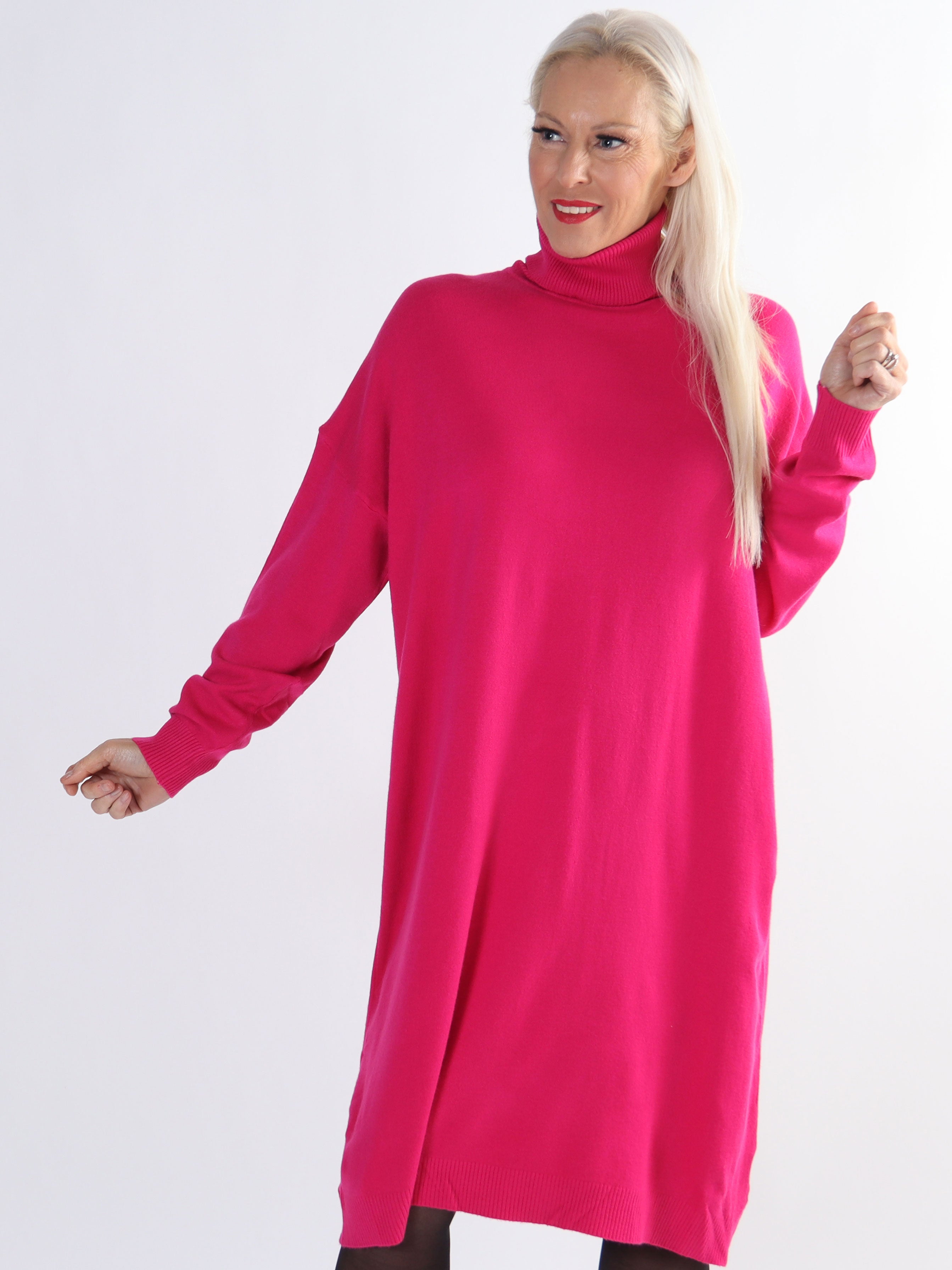 Elmira - Meget blød strikkjole i elastiskstof